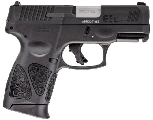 Taurus G3C 9mm compact pistol black with two magazines