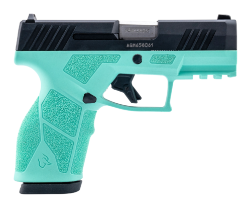 Taurus GX2 9mm pistol cyan frame black slide with two 10-round magazines