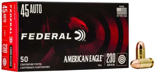 Federal American Eagle .45 ACP 230gr FMJ 50-round box