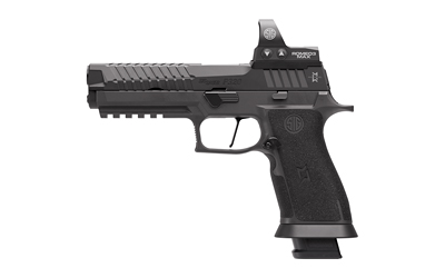 Sig Sauer P320-MAX 2.0 9mm 5-inch bull barrel with ROMEO3MAX and four 21-round magazines