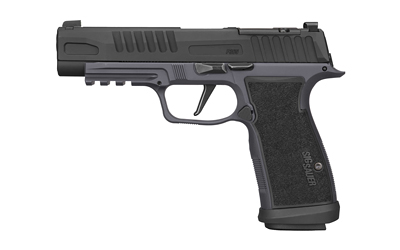 Sig Sauer P365 AXG Fuse 9mm pistol Gray/Black with 4.3-inch barrel and fiber optic front sight