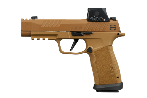 SIG Sauer P365XF DH3 Romeo-X 9mm 3.7 inch Coyote Cerakote pistol with magazines