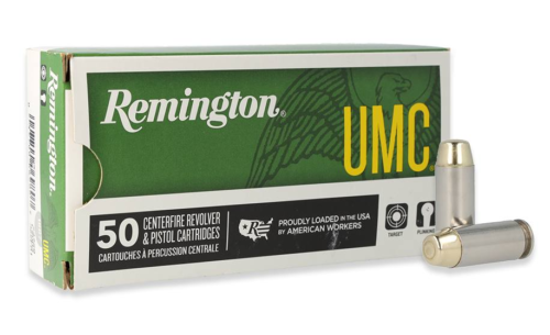 Remington UMC 10mm Auto 180gr FMJ 50-round box of ammunition