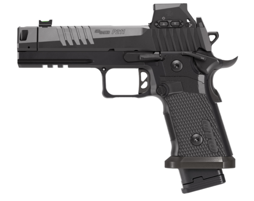 Sig Sauer P211-GTO 9mm 4.4in Mach3D Compensated Pistol with ROMEOX Pro and three magazines