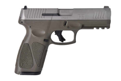 Taurus G3 9mm pistol matte stainless slide with ODG polymer grip, 4-inch barrel